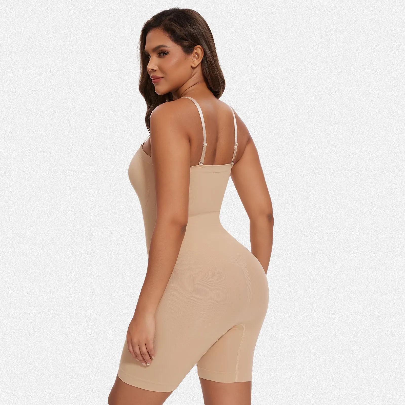 Shaperin Mid Thigh Strapless Shapewear Bodysuit sold by Shaperin product image thumbnail 4