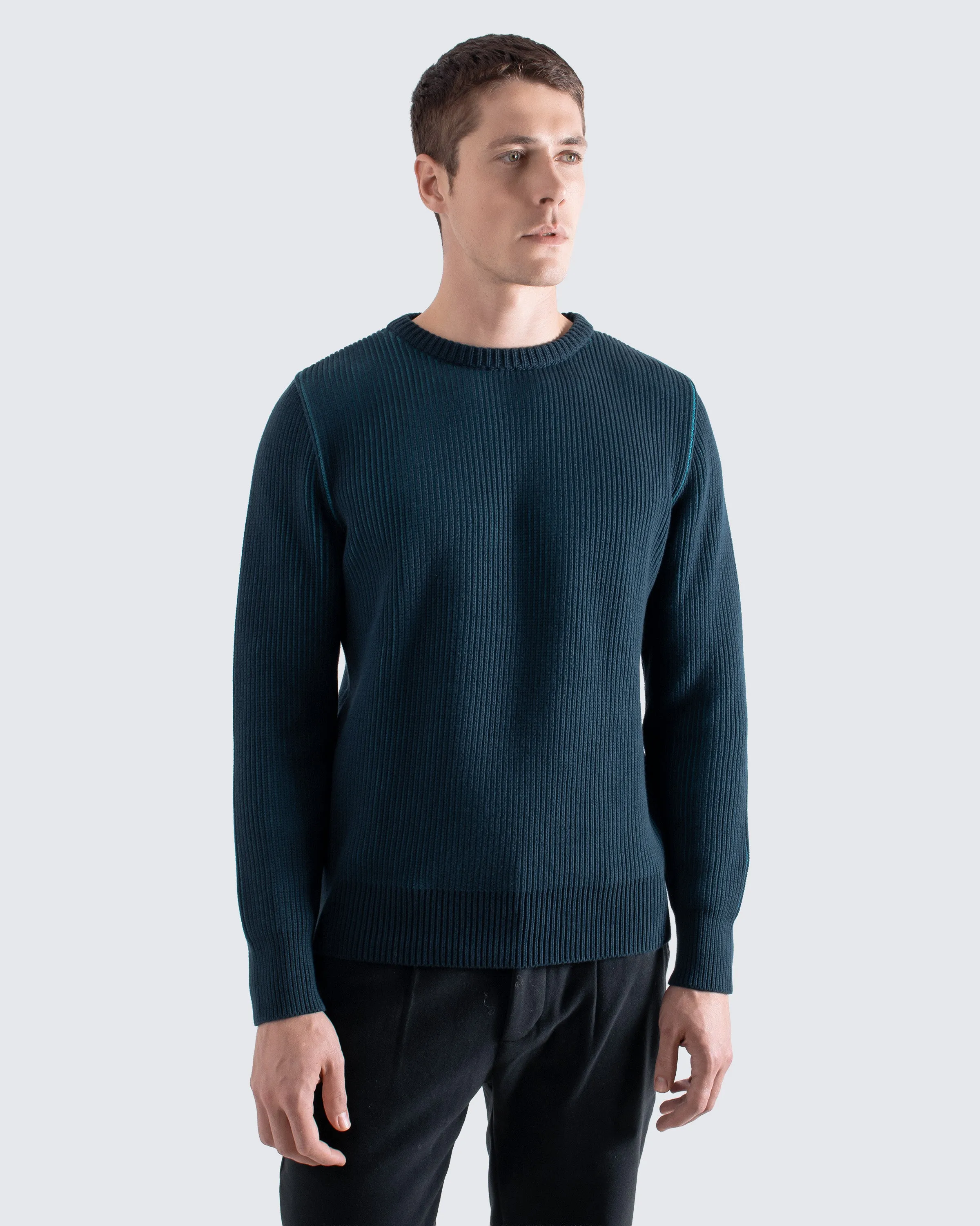 Hamish Ribbed Knit - Blue sold by Far Afield product image thumbnail 2