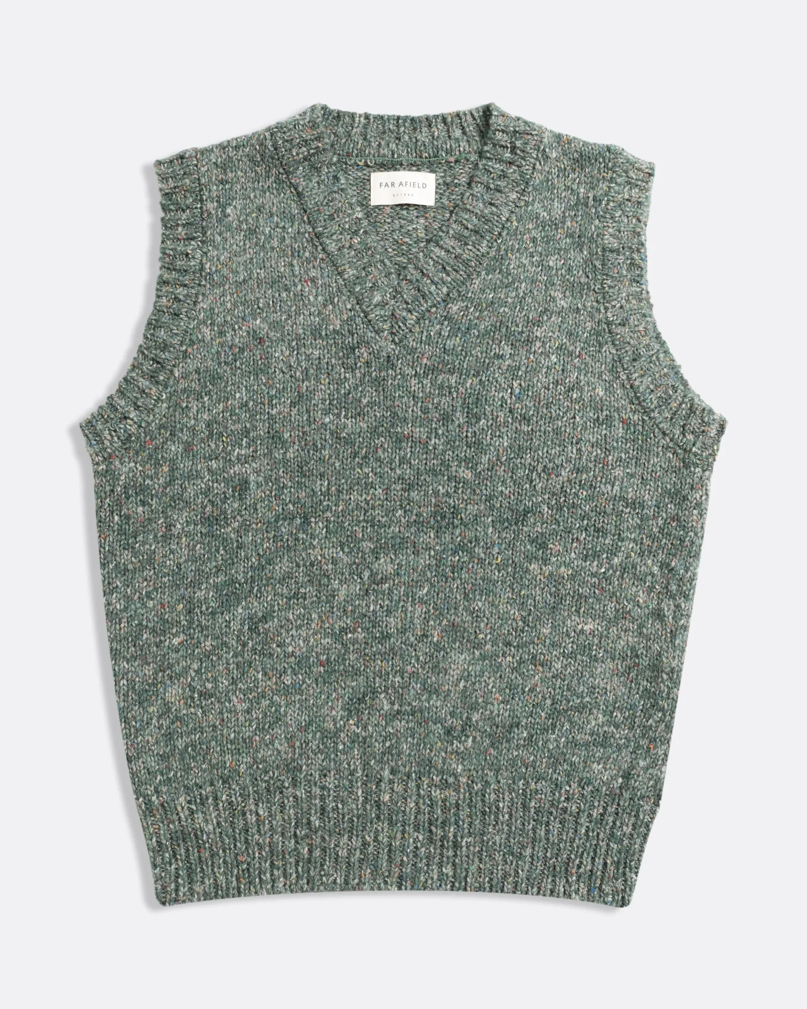 Pinto Knit Vest - Green sold by Far Afield product image thumbnail 3