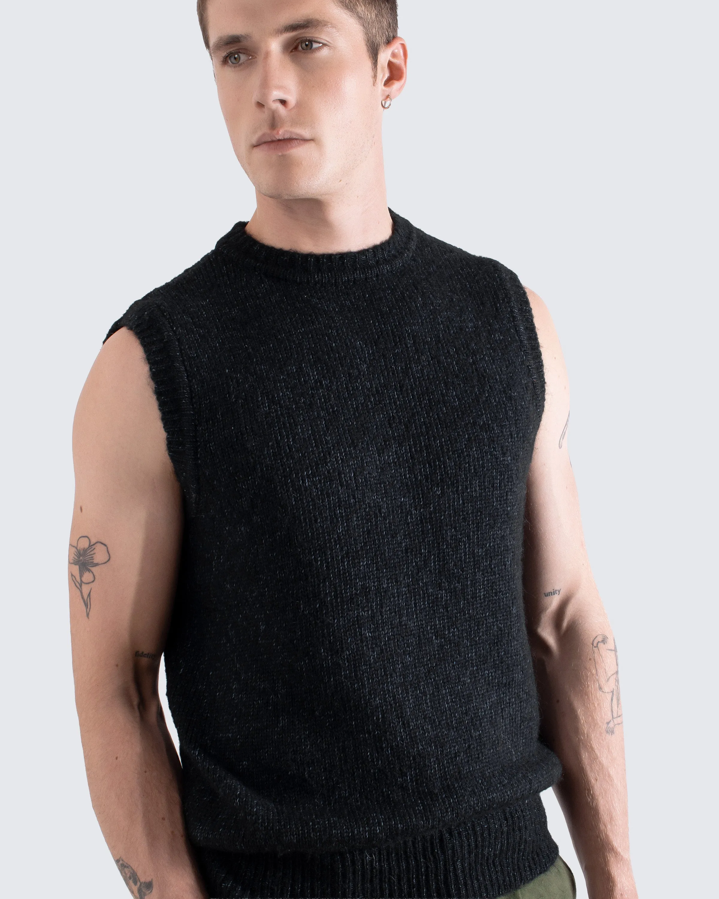 Jards Knit Vest - Dark Grey sold by Far Afield product image thumbnail 2