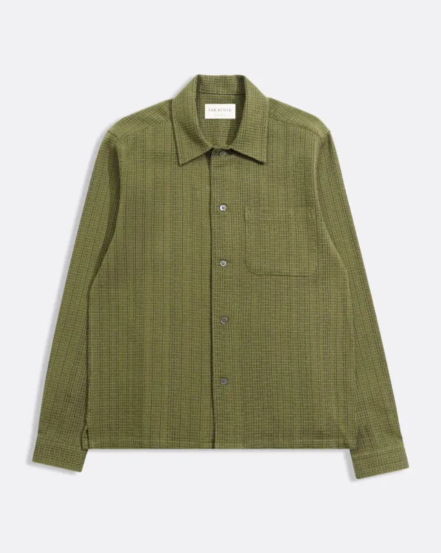 Busey Linear Shirt - Green made by AW25