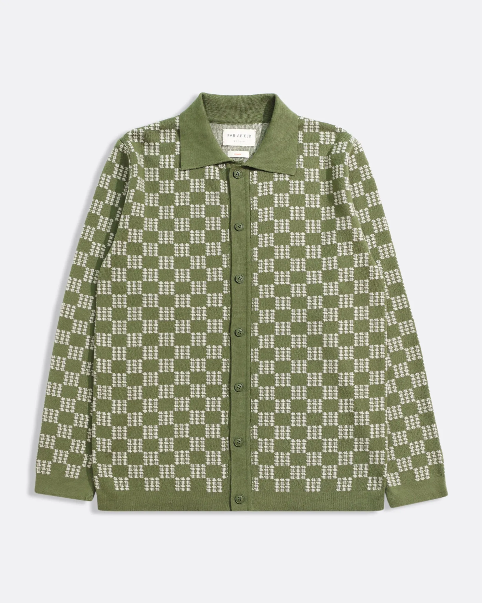 Zigger Knit Shirt - Criss-Cross Green sold by Far Afield product image thumbnail 3