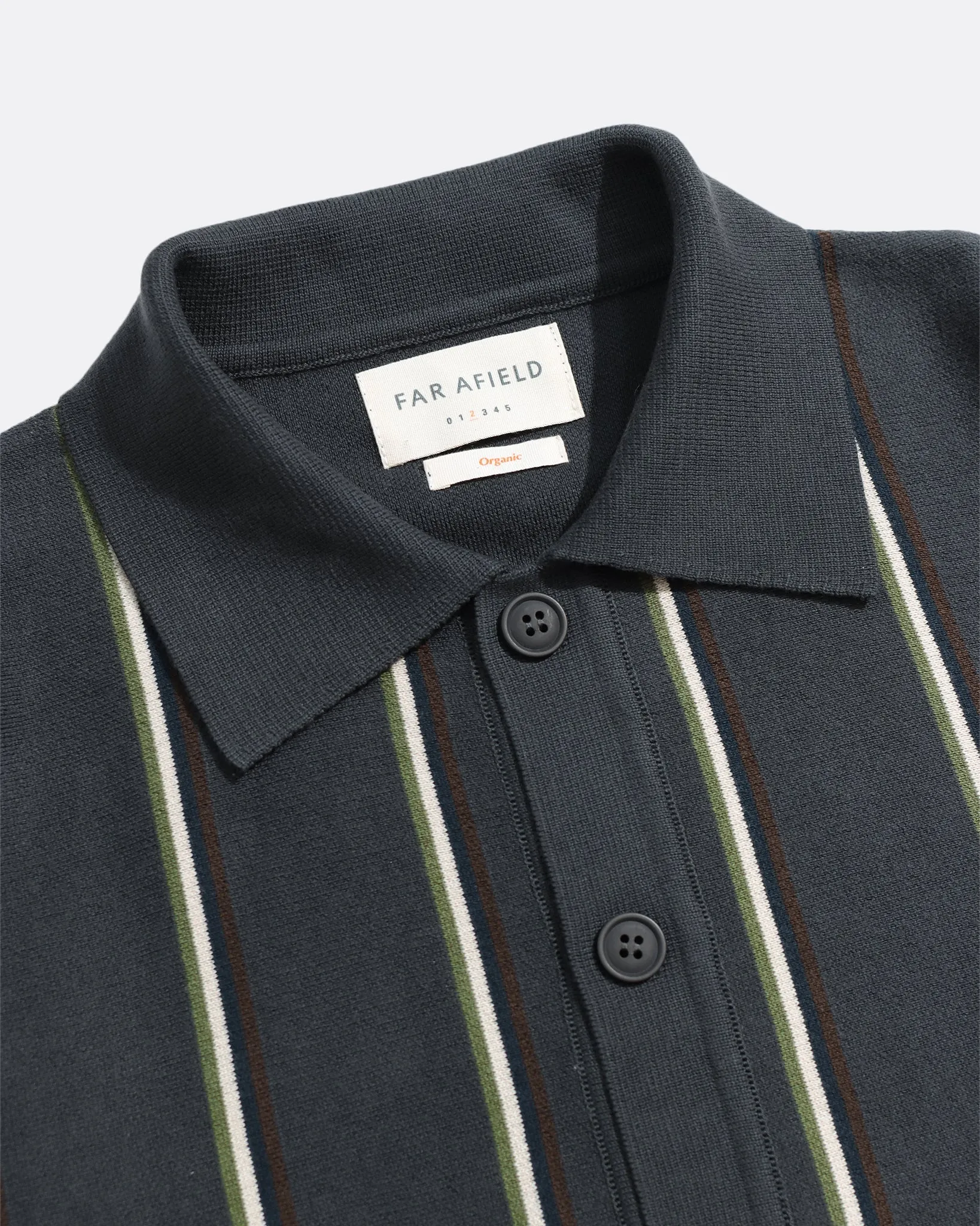 Zigger Knit Shirt - Kuki Grey sold by Far Afield product image thumbnail 4