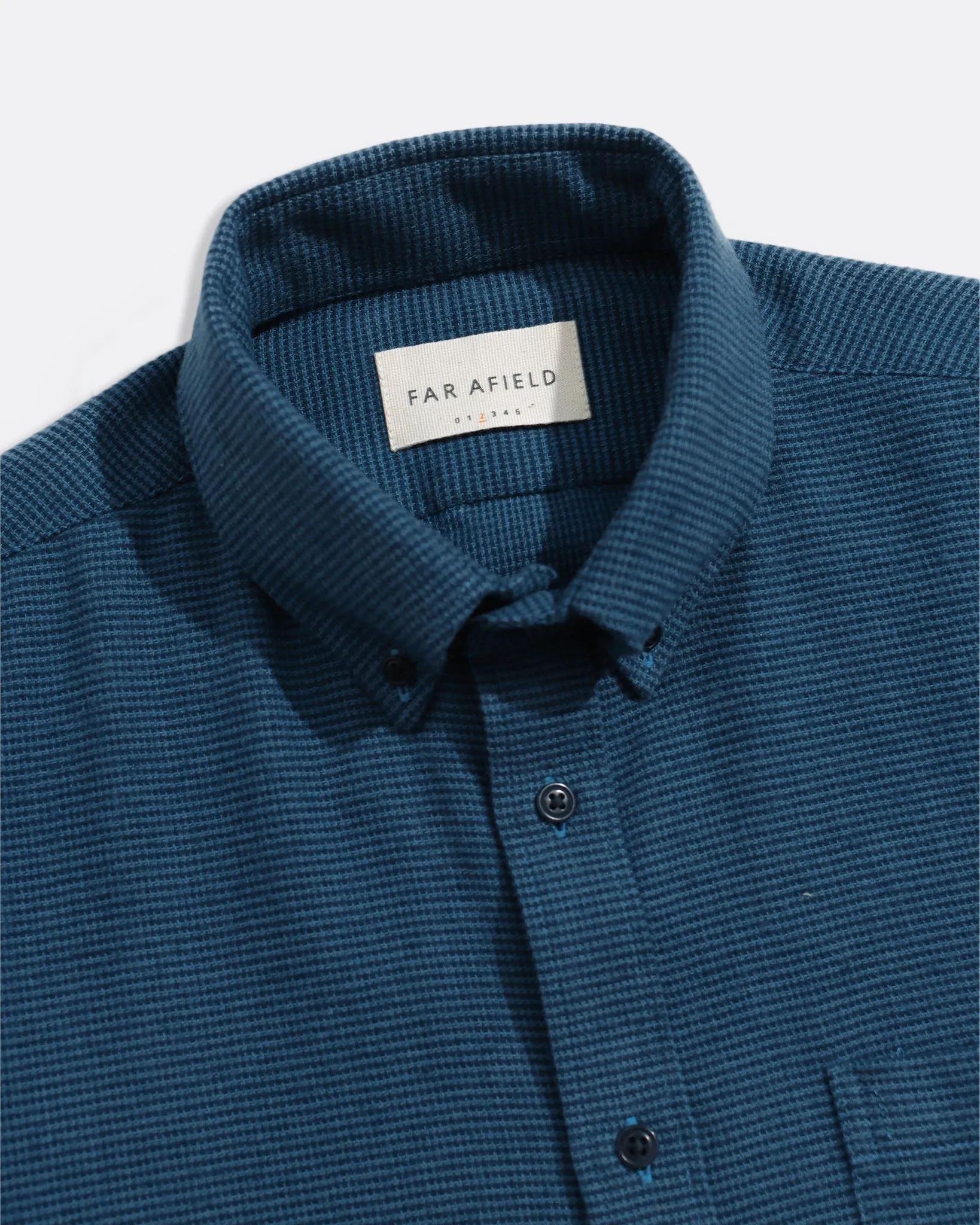 Mod Button Down Shirt - Blue sold by Far Afield product image thumbnail 3