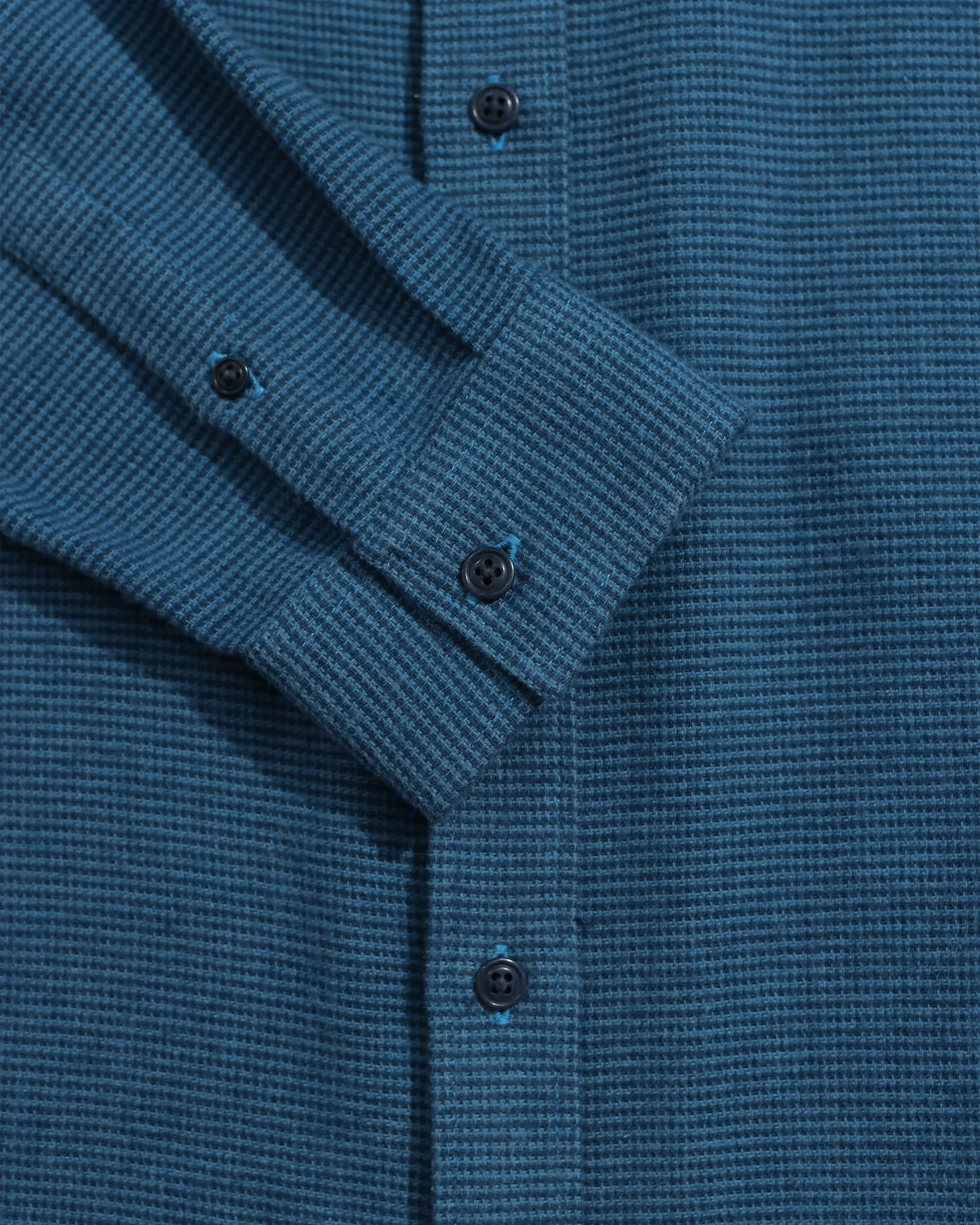 Mod Button Down Shirt - Blue sold by Far Afield product image thumbnail 5