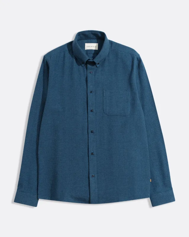 Mod Button Down Shirt - Blue sold by Far Afield