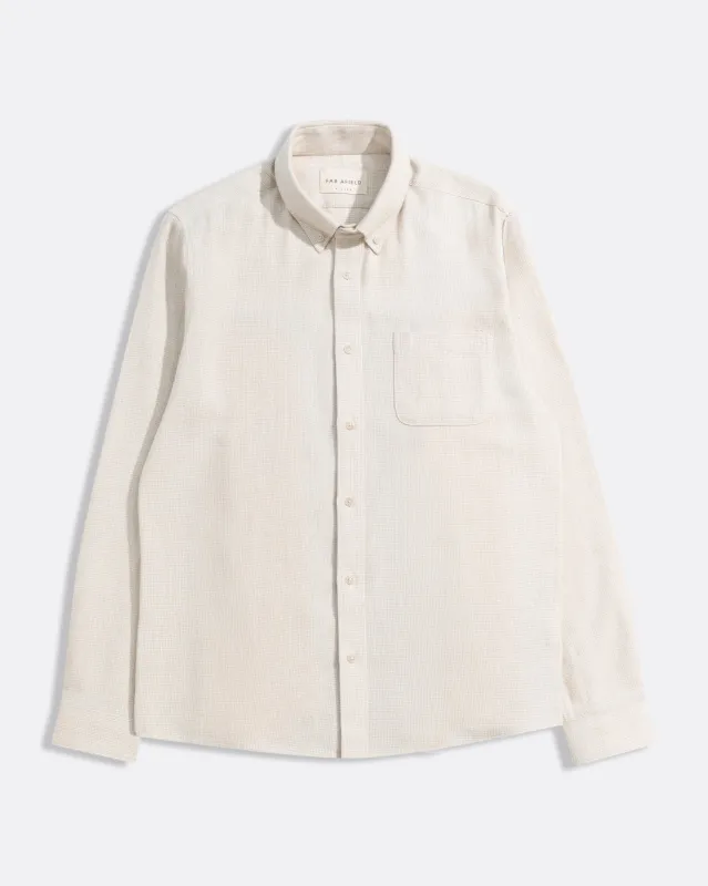Mod Button Down Shirt - Stone made by AW25