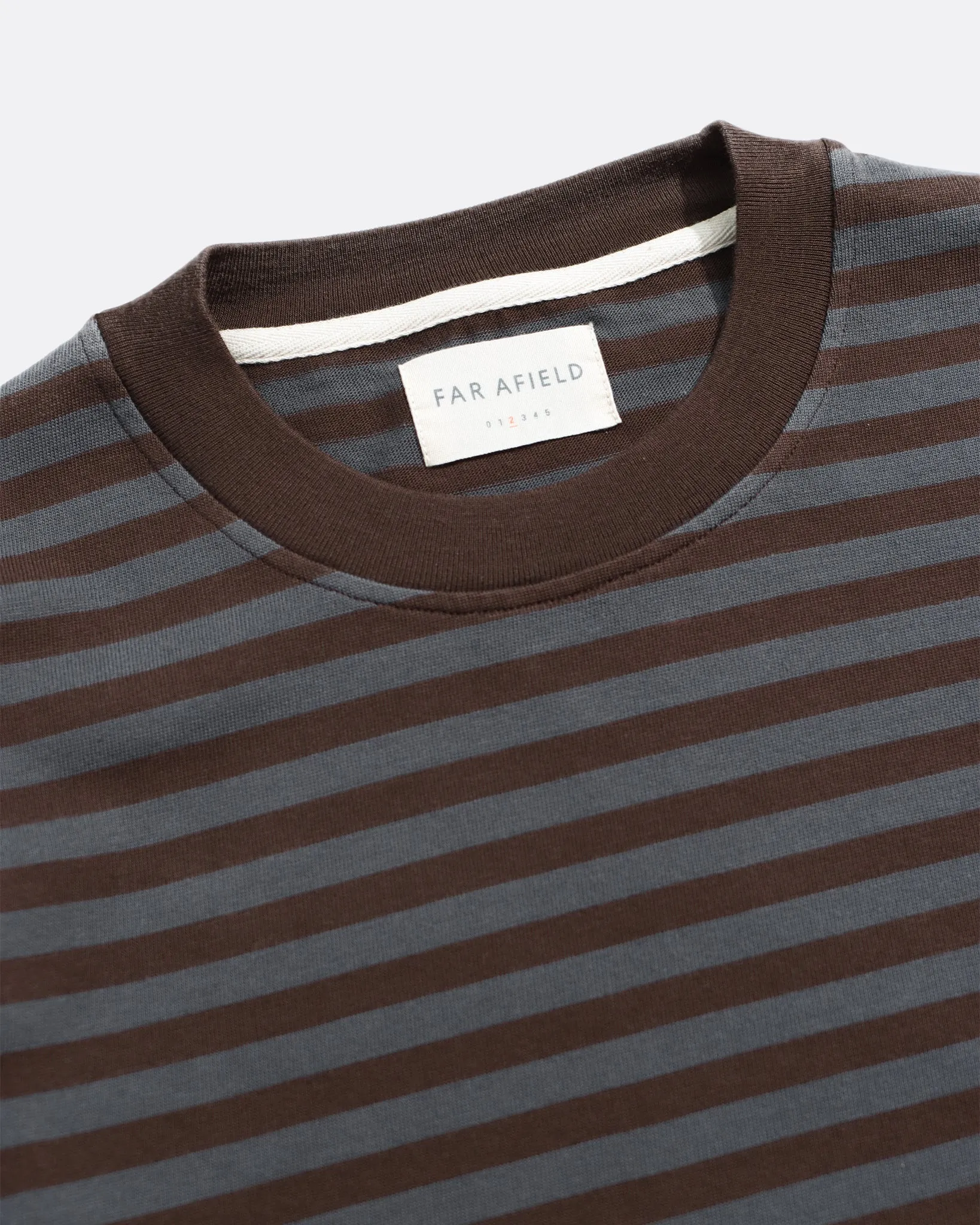 Breton Stripe T-Shirt - Brown sold by Far Afield product image thumbnail 5