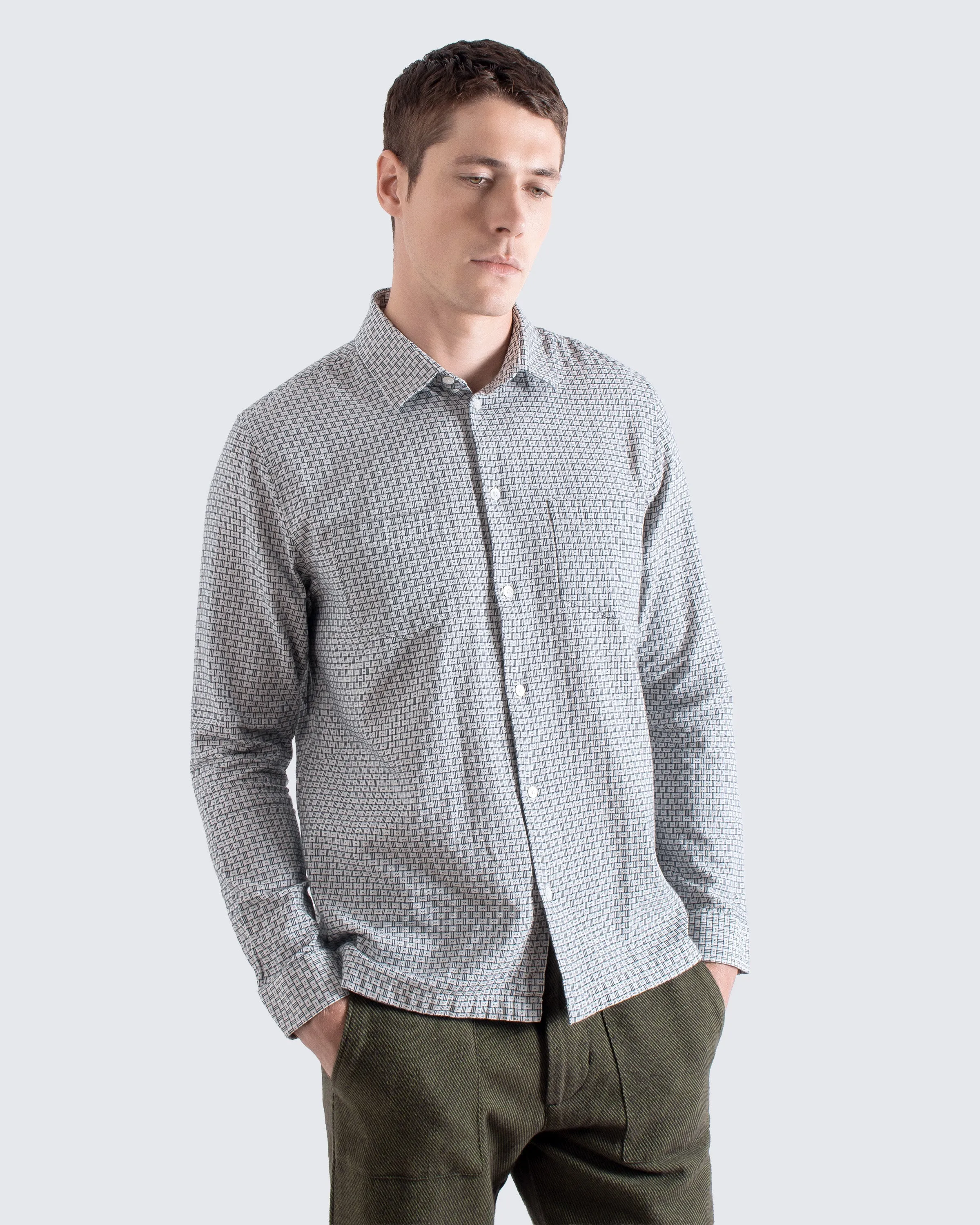 Two Pocket Shirt - White sold by Far Afield product image thumbnail 2