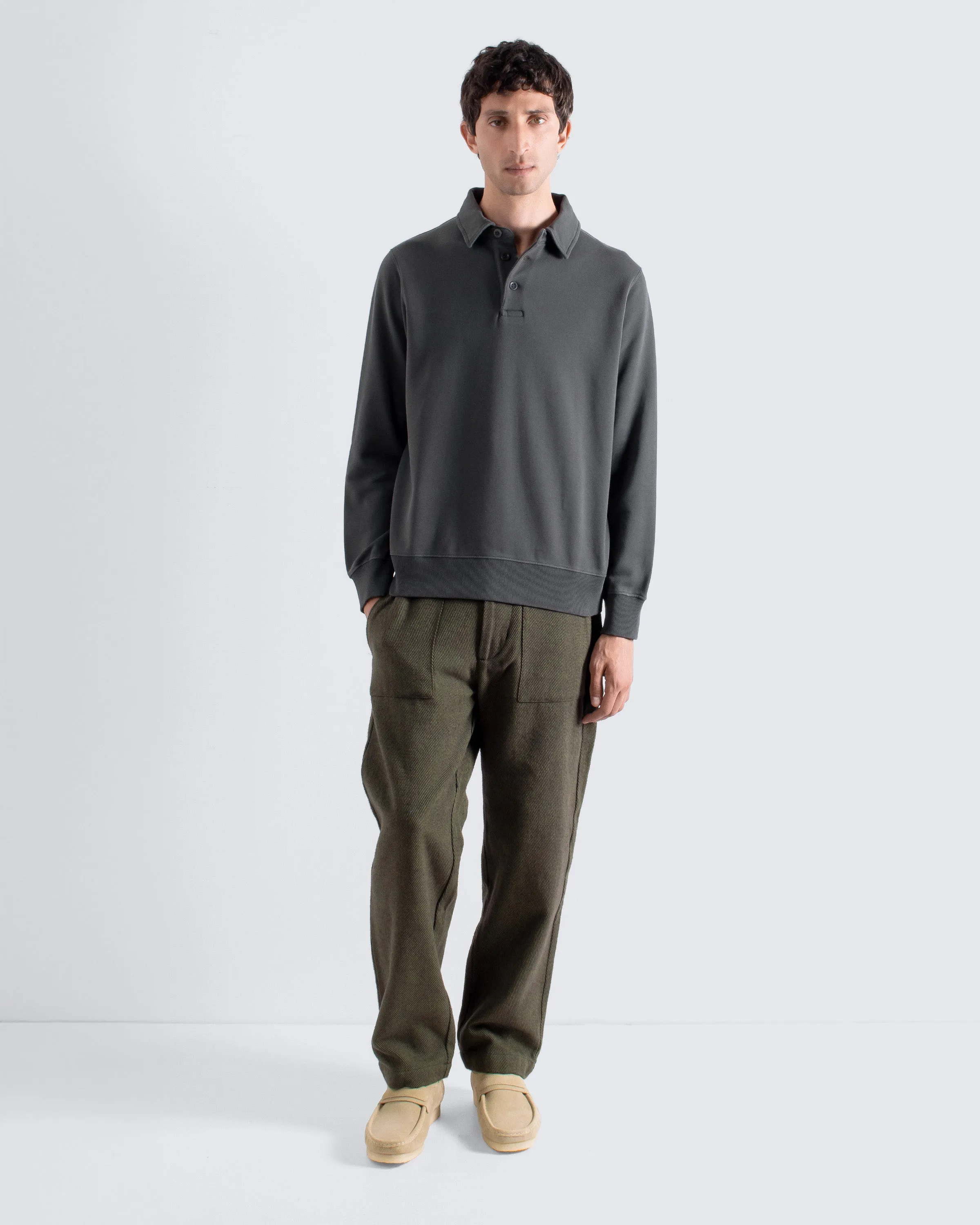 Mondo Rugby Sweatshirt - Grey sold by Far Afield