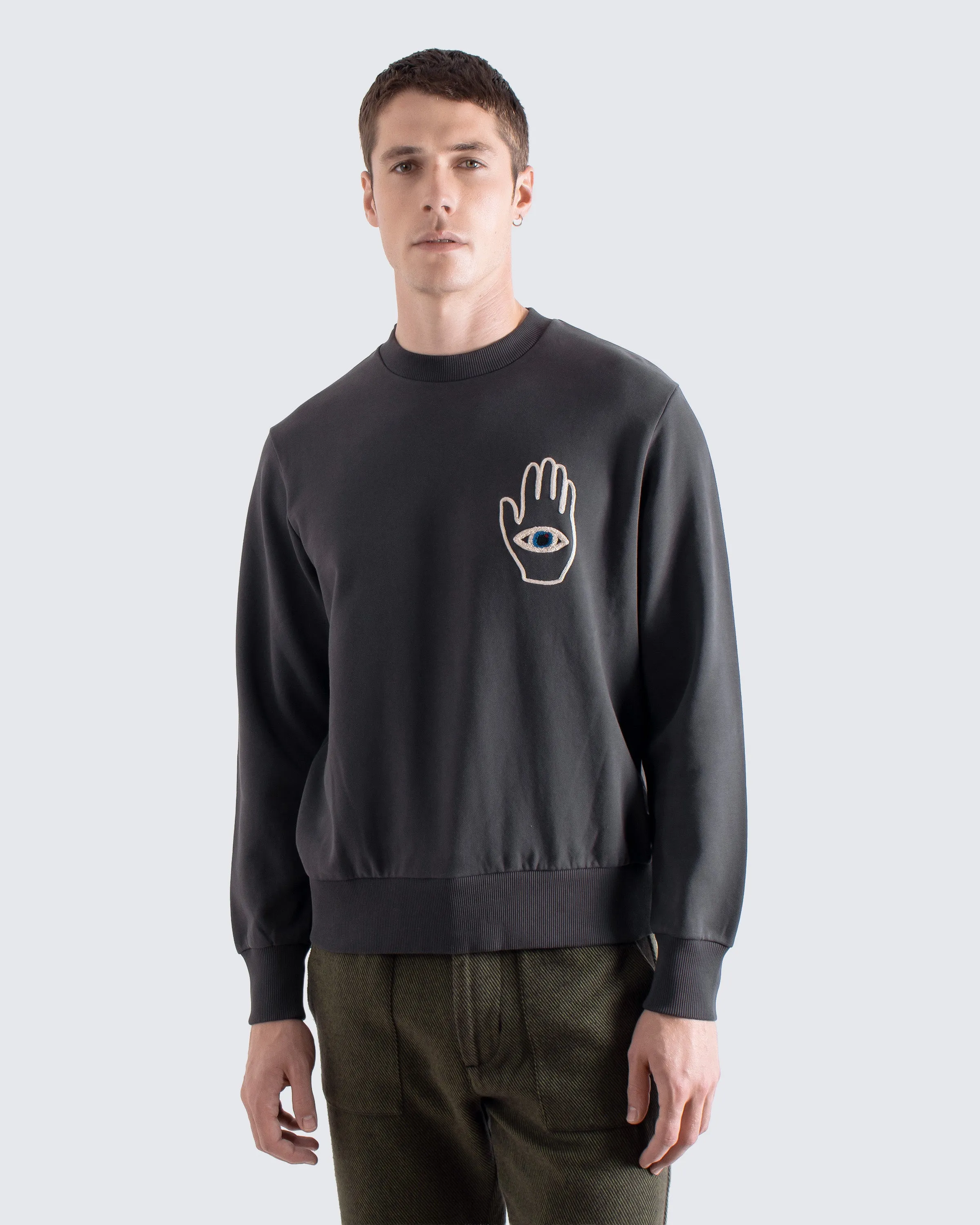 Hand-Eye Sweatshirt - Grey sold by Far Afield product image thumbnail 2