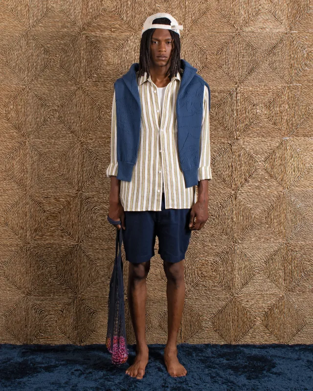 Canopy Stripe Shirt made by Far Afield