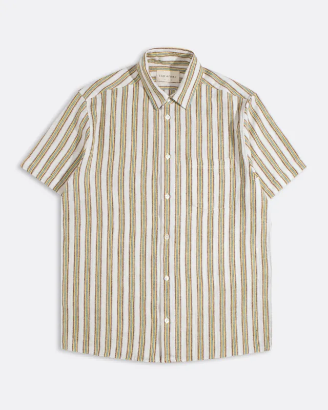 Canopy Stripe Shirt made by Far Afield