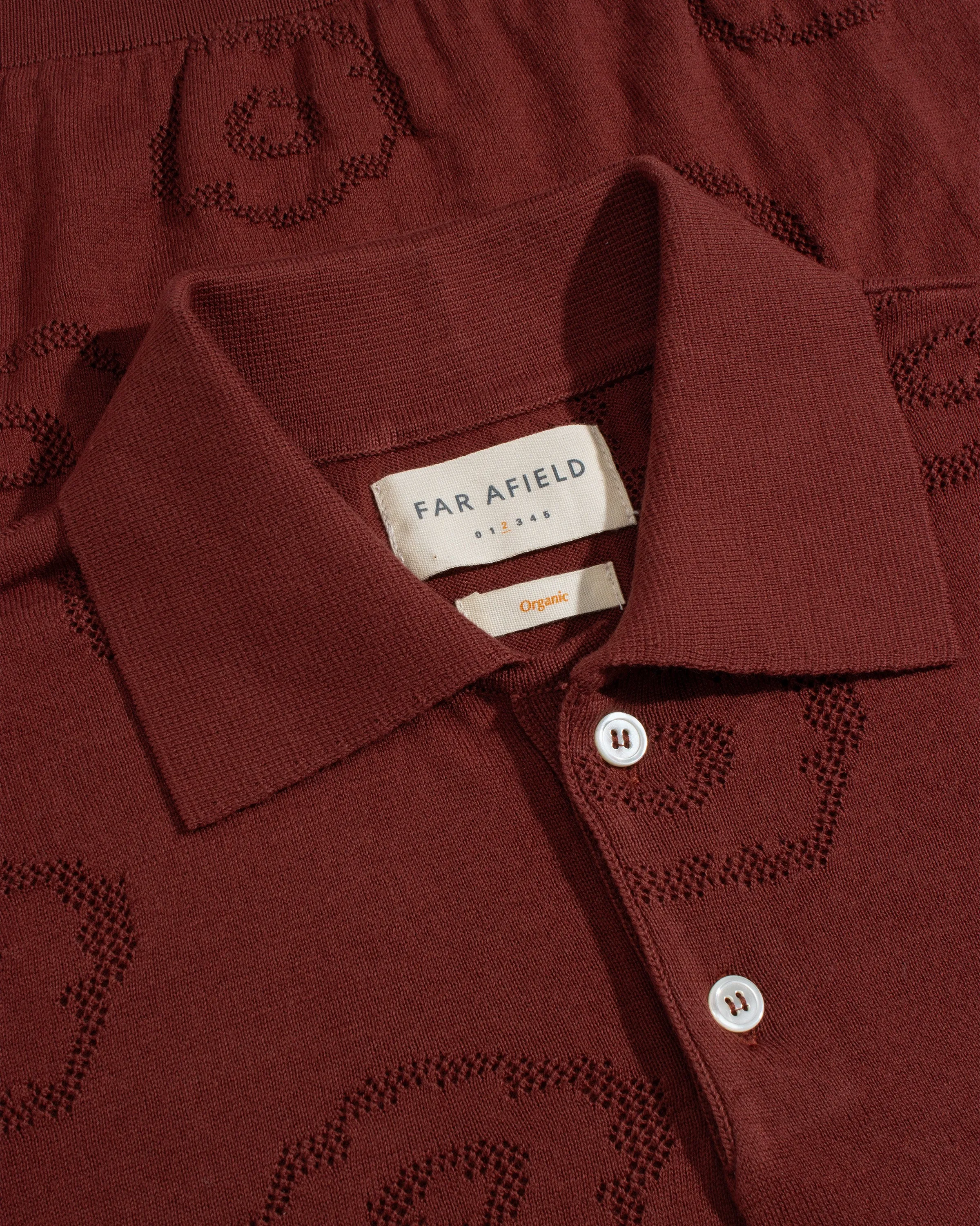 Belser Geo-Floral Polo sold by Far Afield product image thumbnail 3