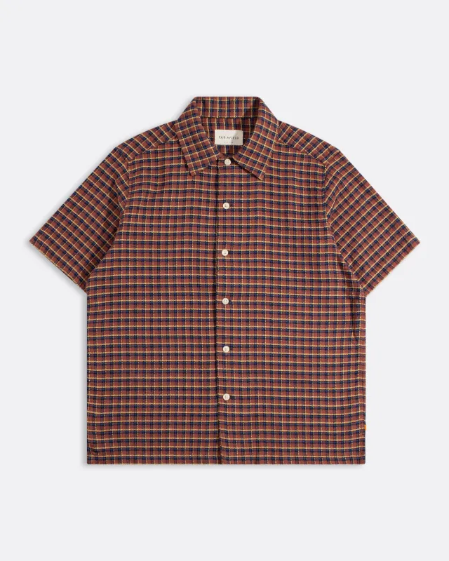 Busey Dobby Check Shirt made by Far Afield