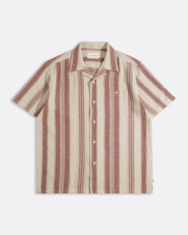 Selleck Slub Stripe Shirt made by Far Afield