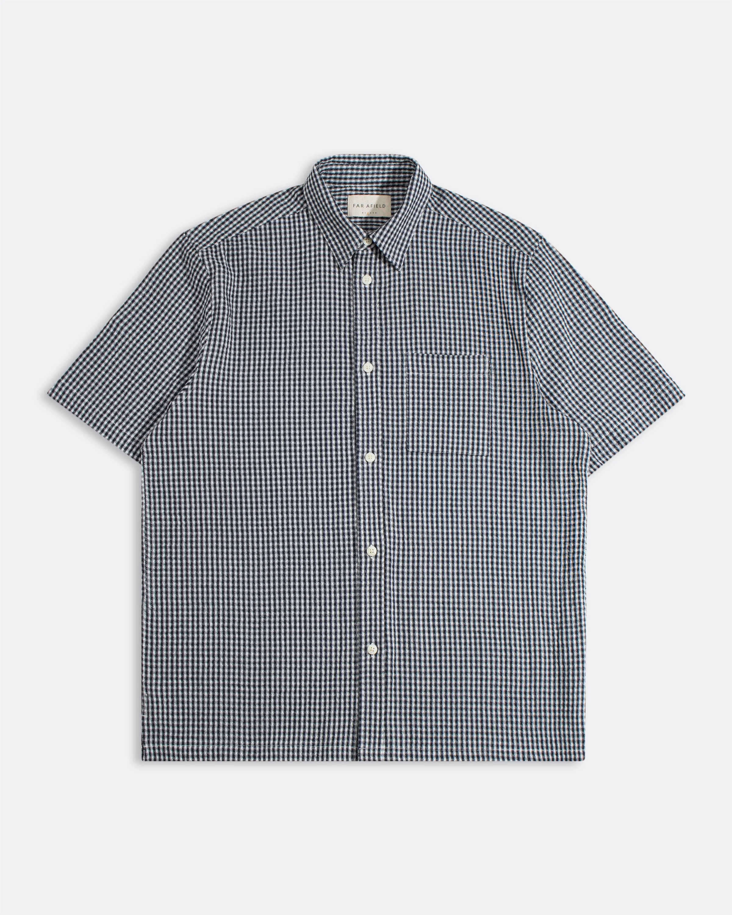 Costa Gingham Shirt sold by Far Afield