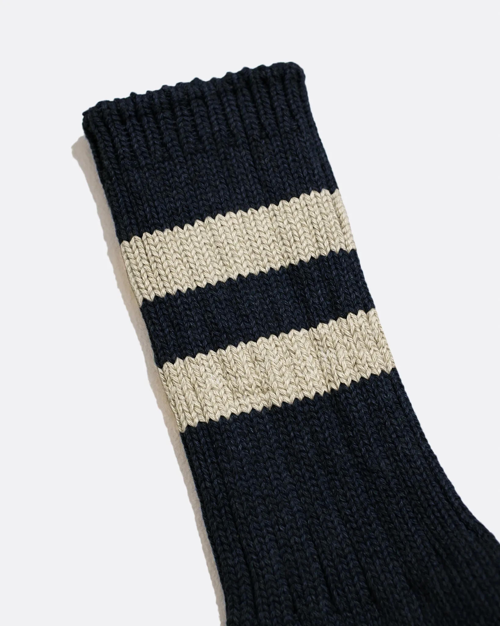 Dos Stripe Socks - Navy Iris sold by Far Afield product image thumbnail 2