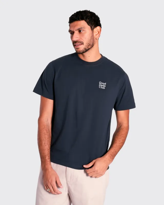 GDC Embroidered T-Shirt - Navy made by Far Afield