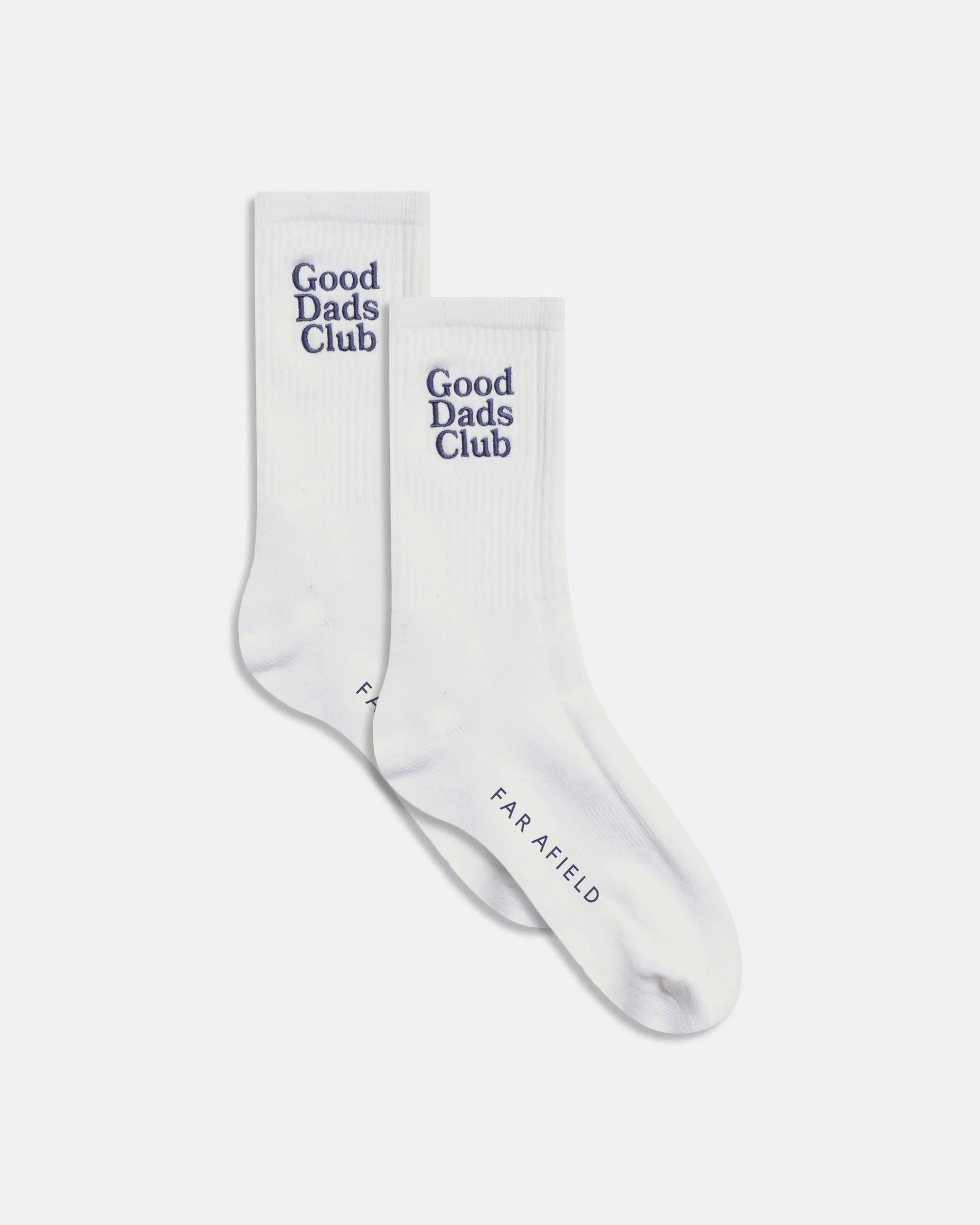 GDC Embroidered Socks - White sold by Far Afield