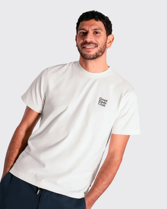 GDC Embroidered T-Shirt - White made by Far Afield