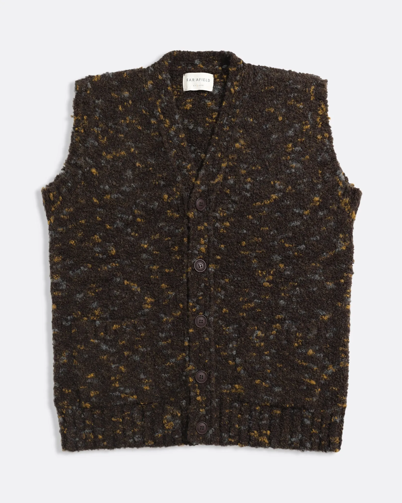 Cropper Cardigan - Boucle sold by Far Afield