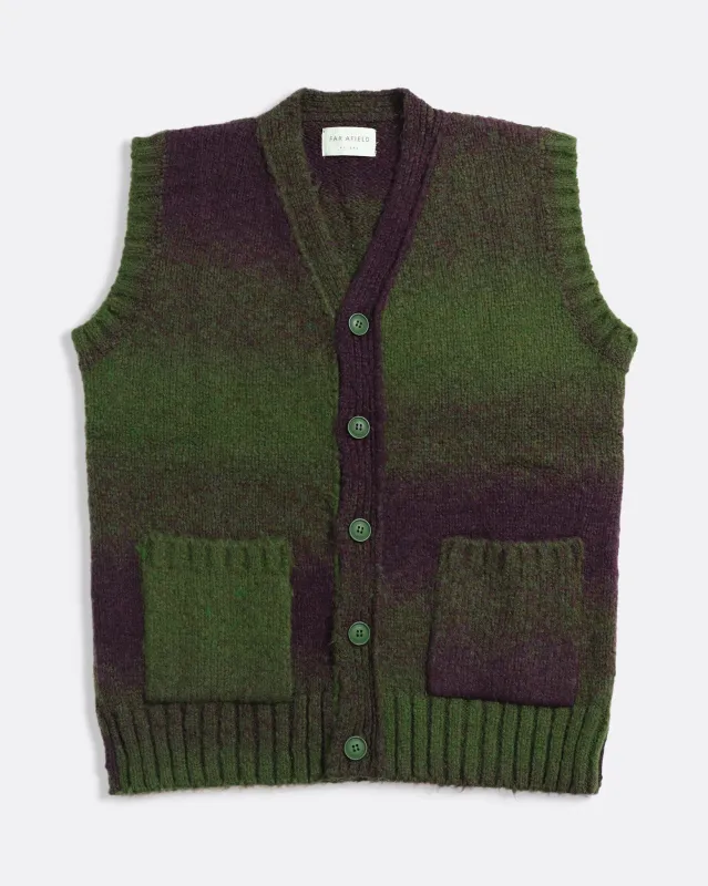Cropper Cardigan - Ombre made by AW25