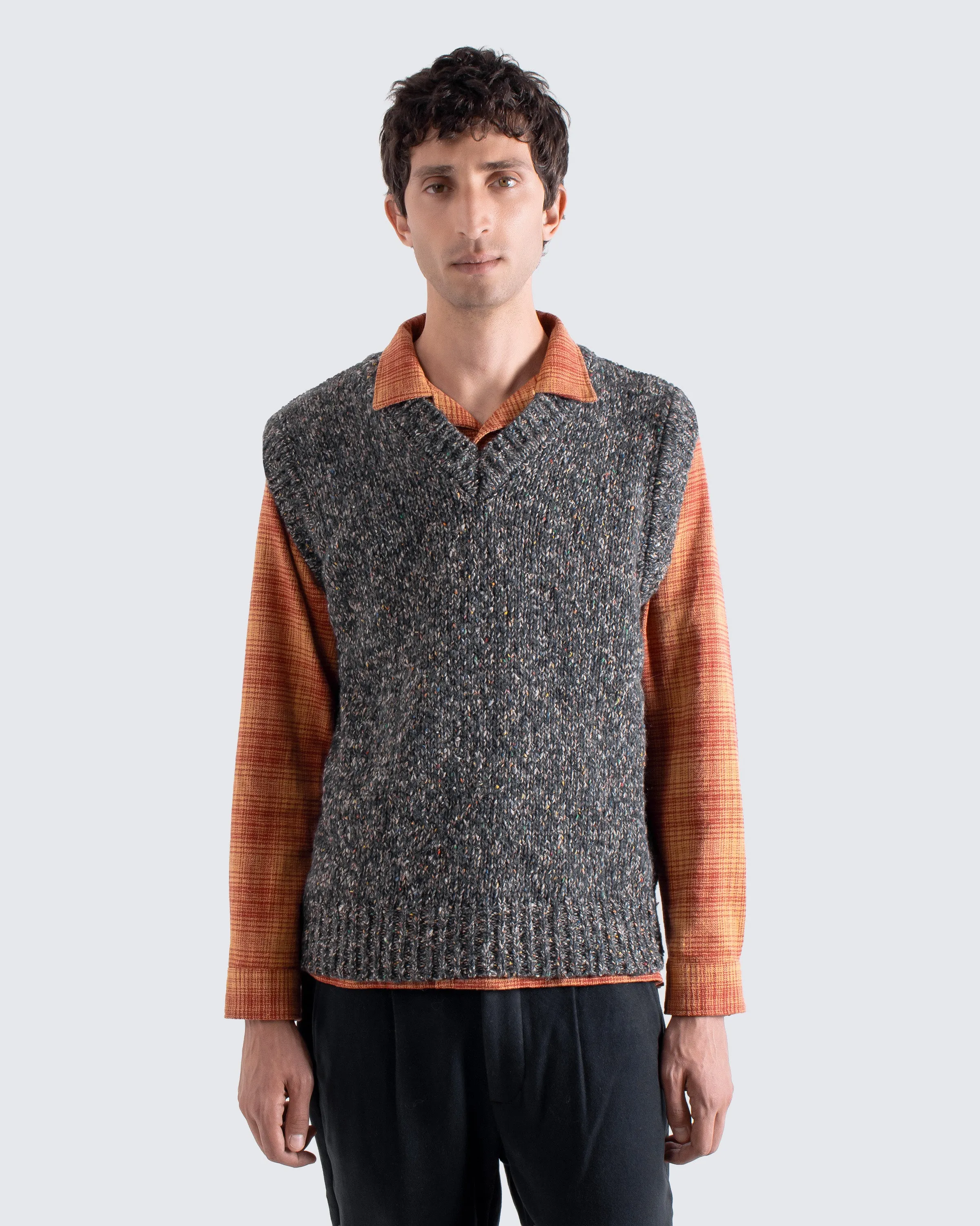 Pinto Knit Vest - Grey sold by Far Afield product image thumbnail 2