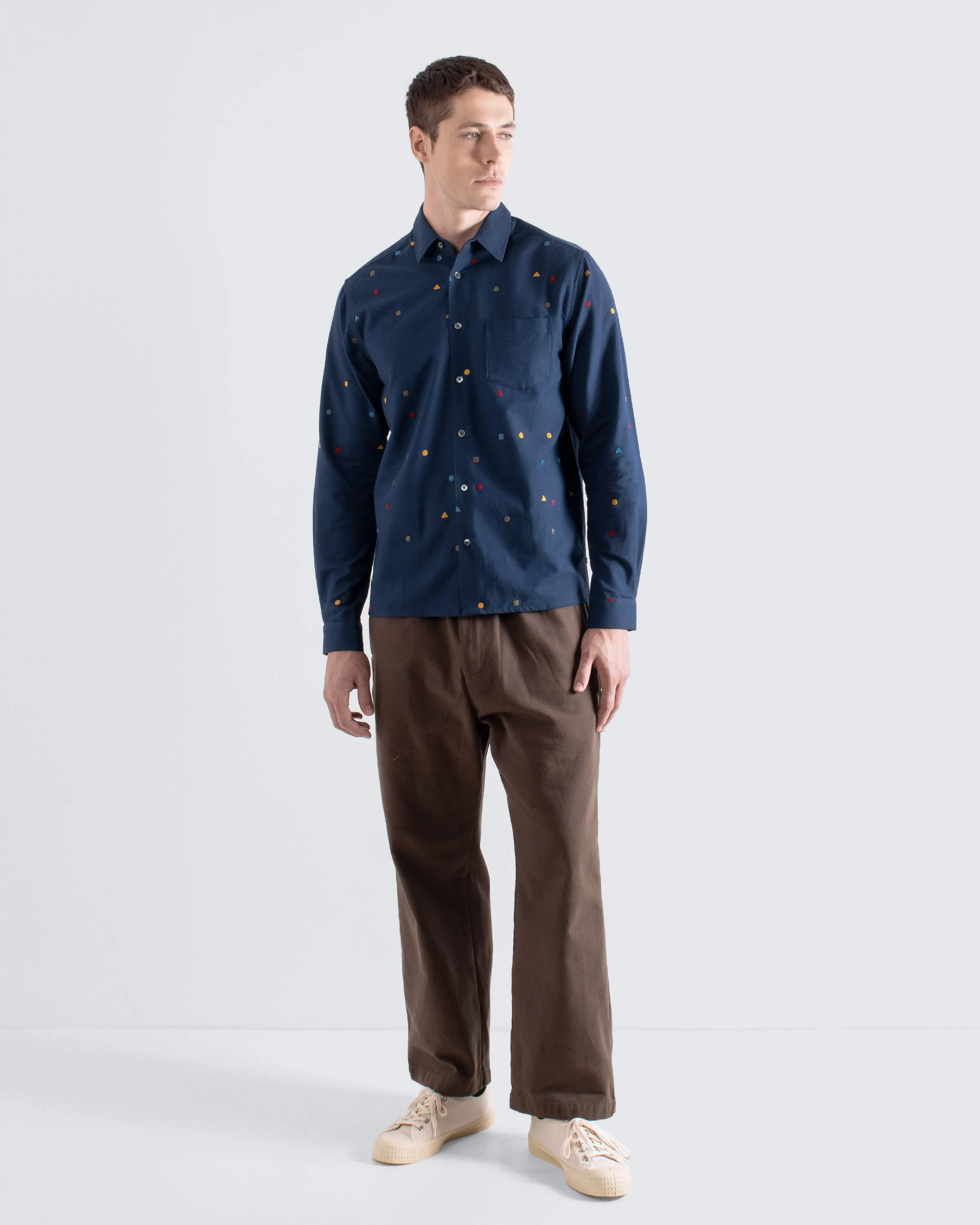Shapes Shirt - Navy sold by Far Afield product image thumbnail 4