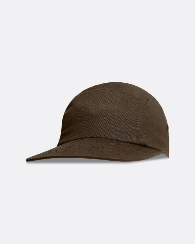 Laurel 5 Panel Cap - Brown made by AW25