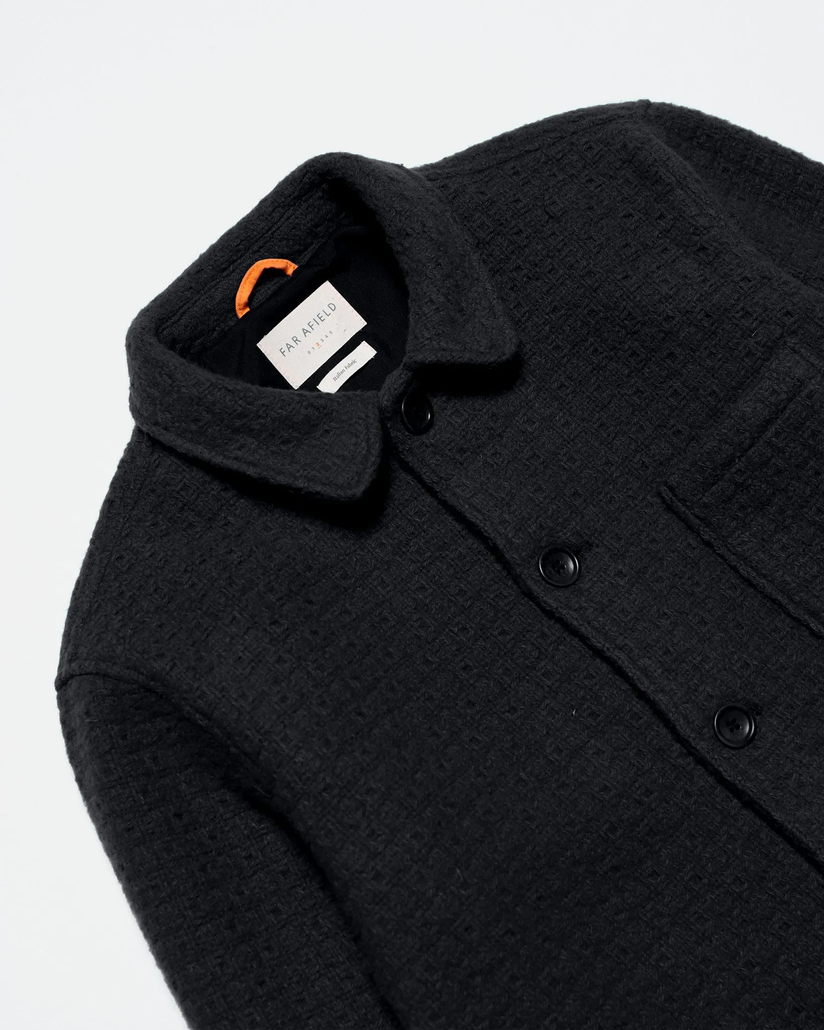 Station Jacket - Black Textured Jacquard sold by Far Afield product image thumbnail 3