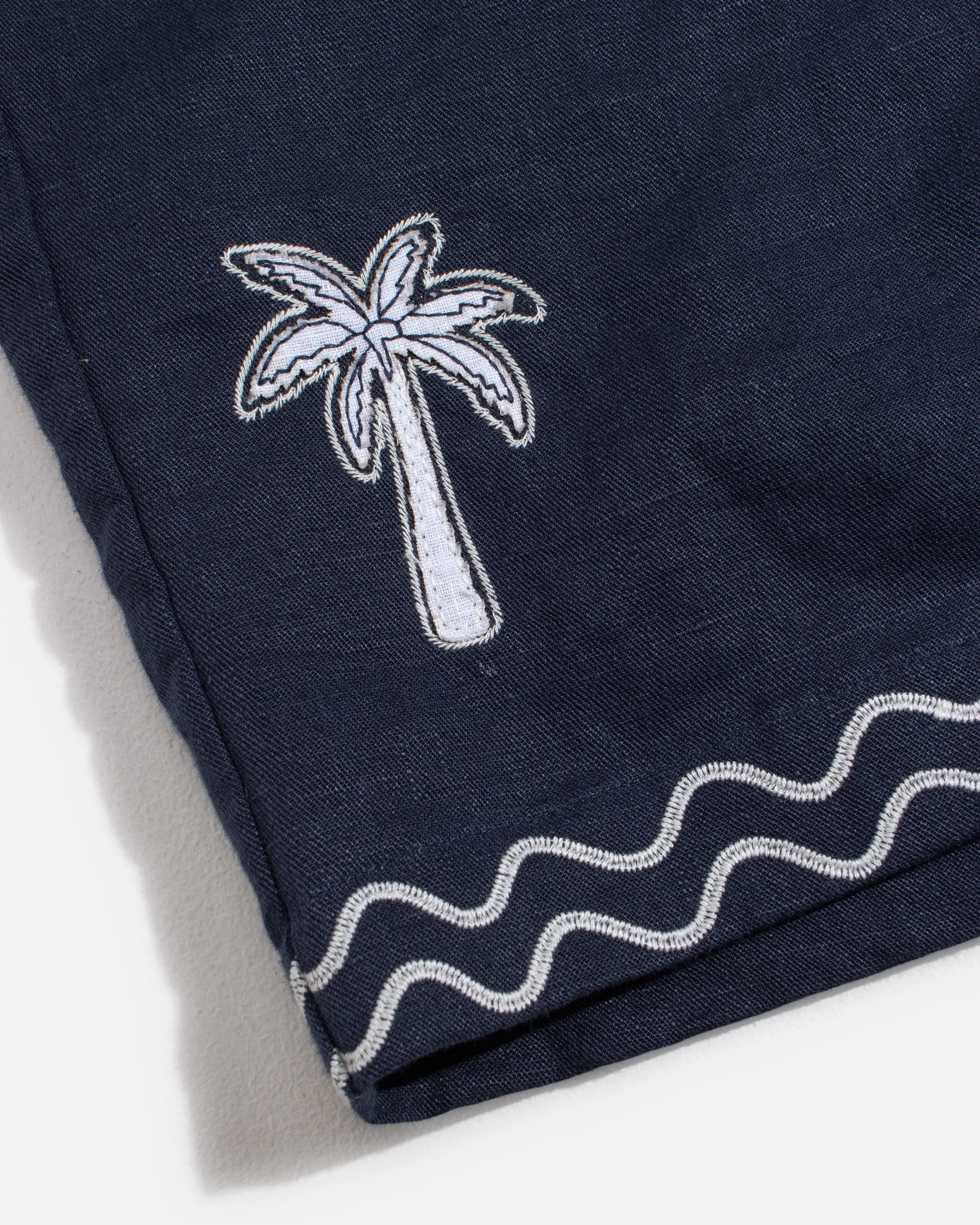 Palm Appliqué House Short sold by Far Afield product image thumbnail 2