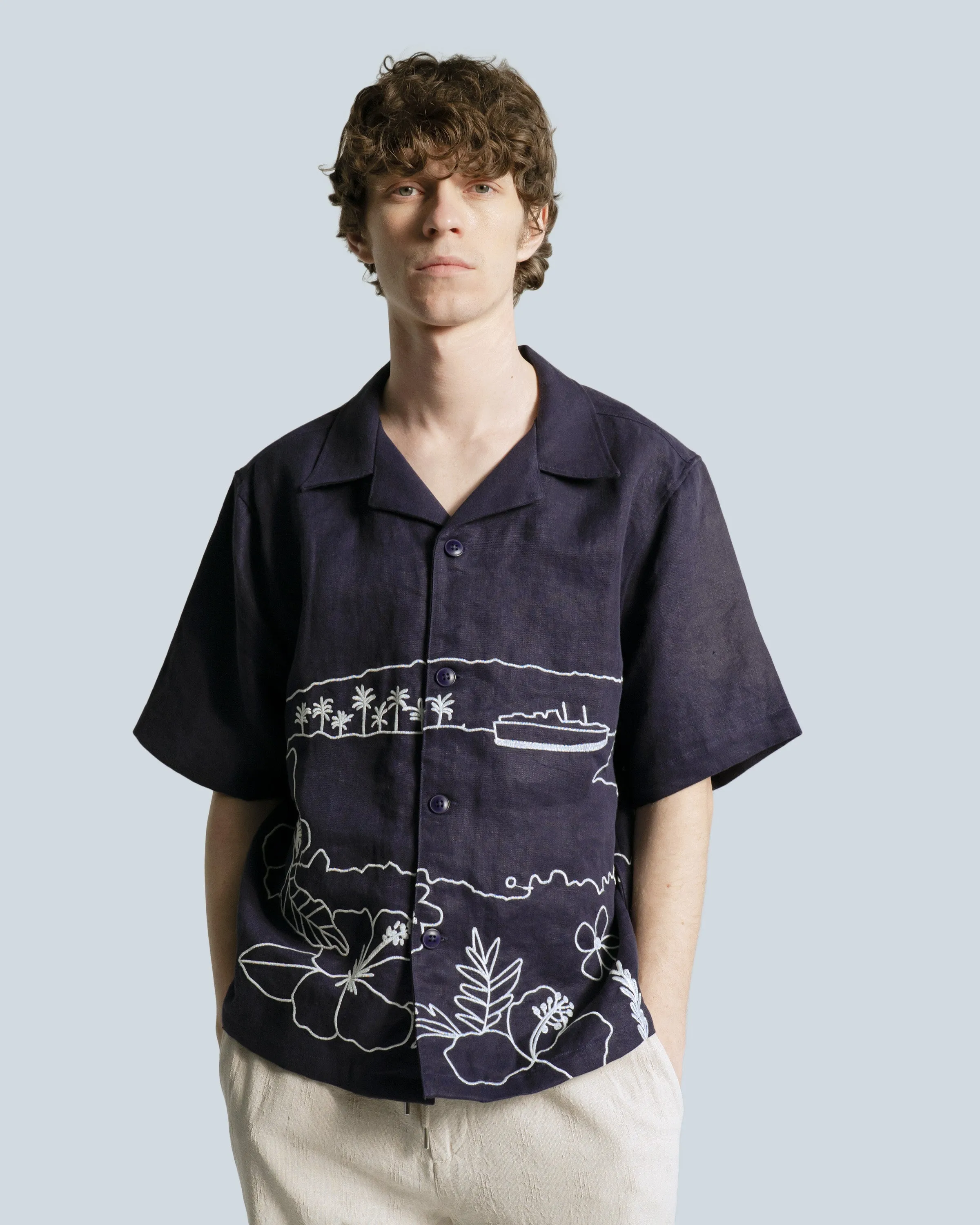 Veloso Landscape Shirt sold by Far Afield product image thumbnail 4
