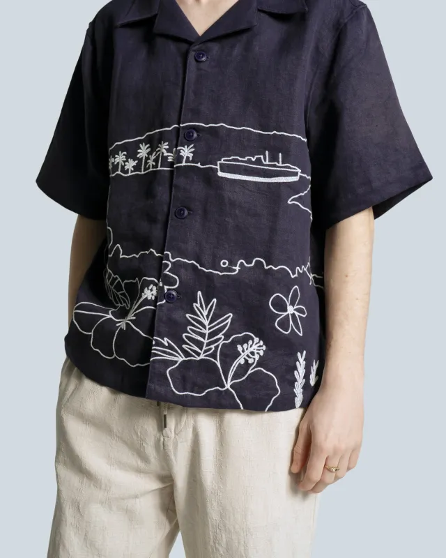 Veloso Landscape Shirt made by Far Afield