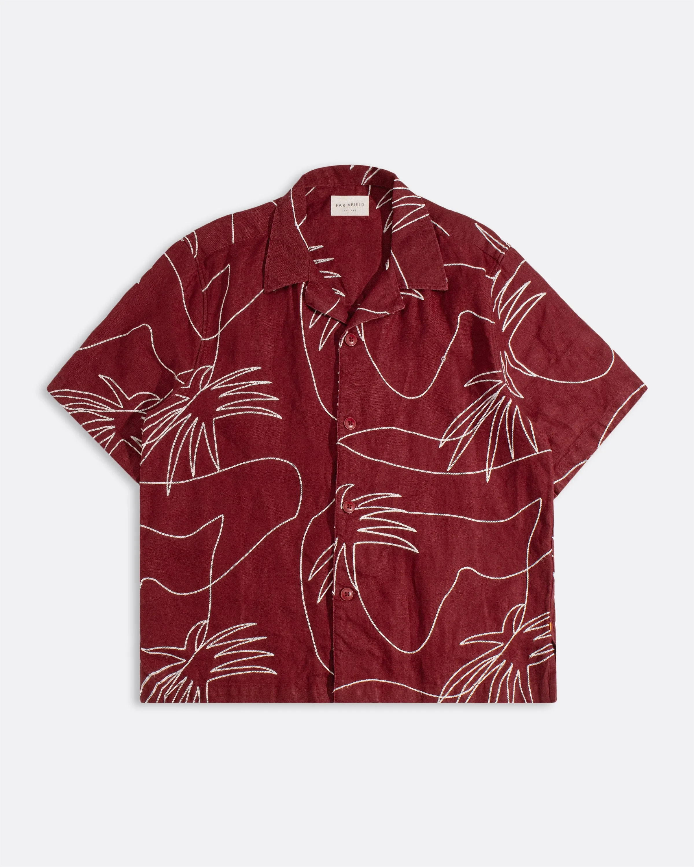 Veloso Palm Embroidery Shirt sold by Far Afield product image thumbnail 2