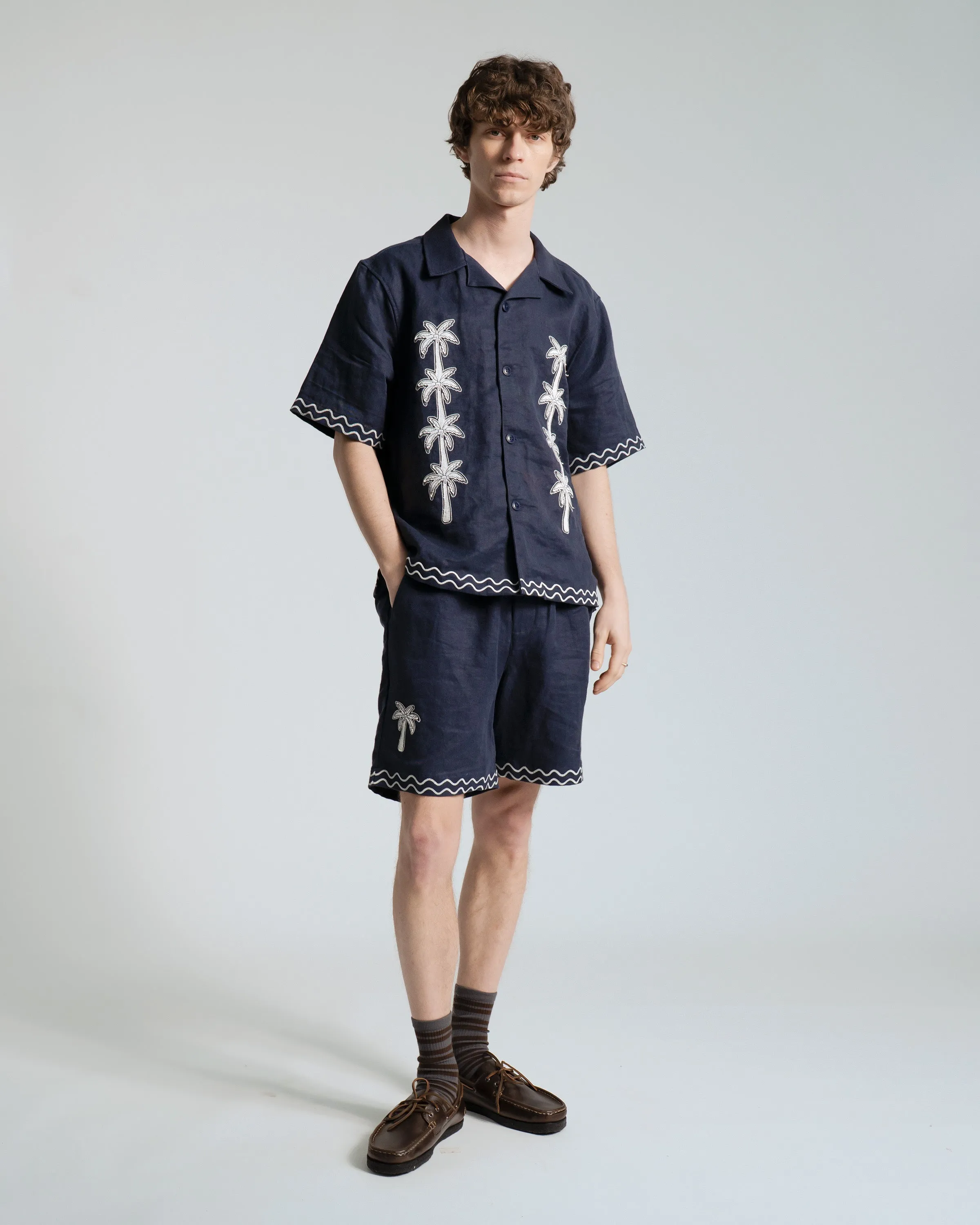 Veloso Palm Appliqué Shirt sold by Far Afield product image thumbnail 5