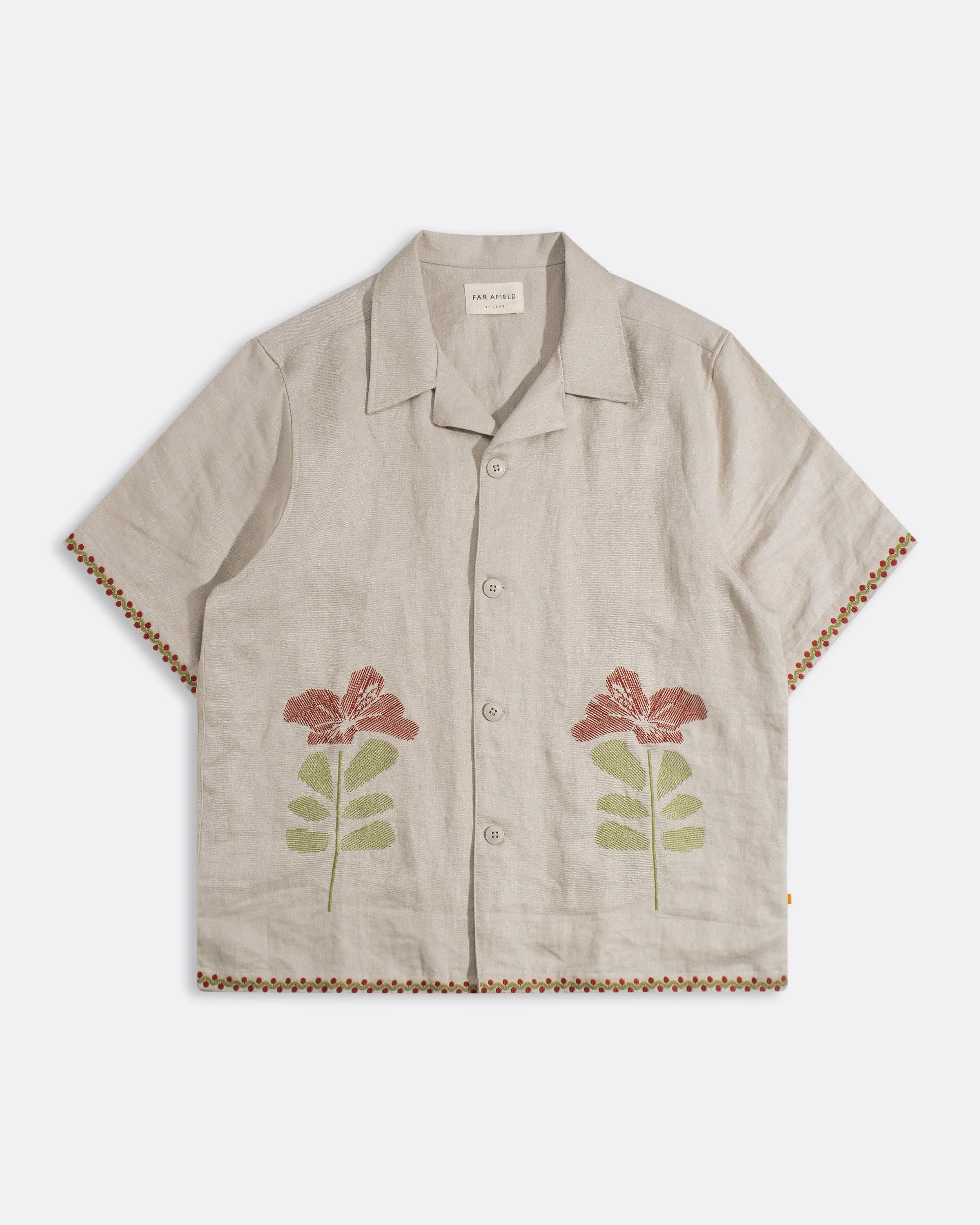 Veloso Bay Flower Shirt sold by Far Afield