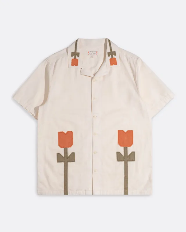 Tulip Stachio Shirt made by Far Afield