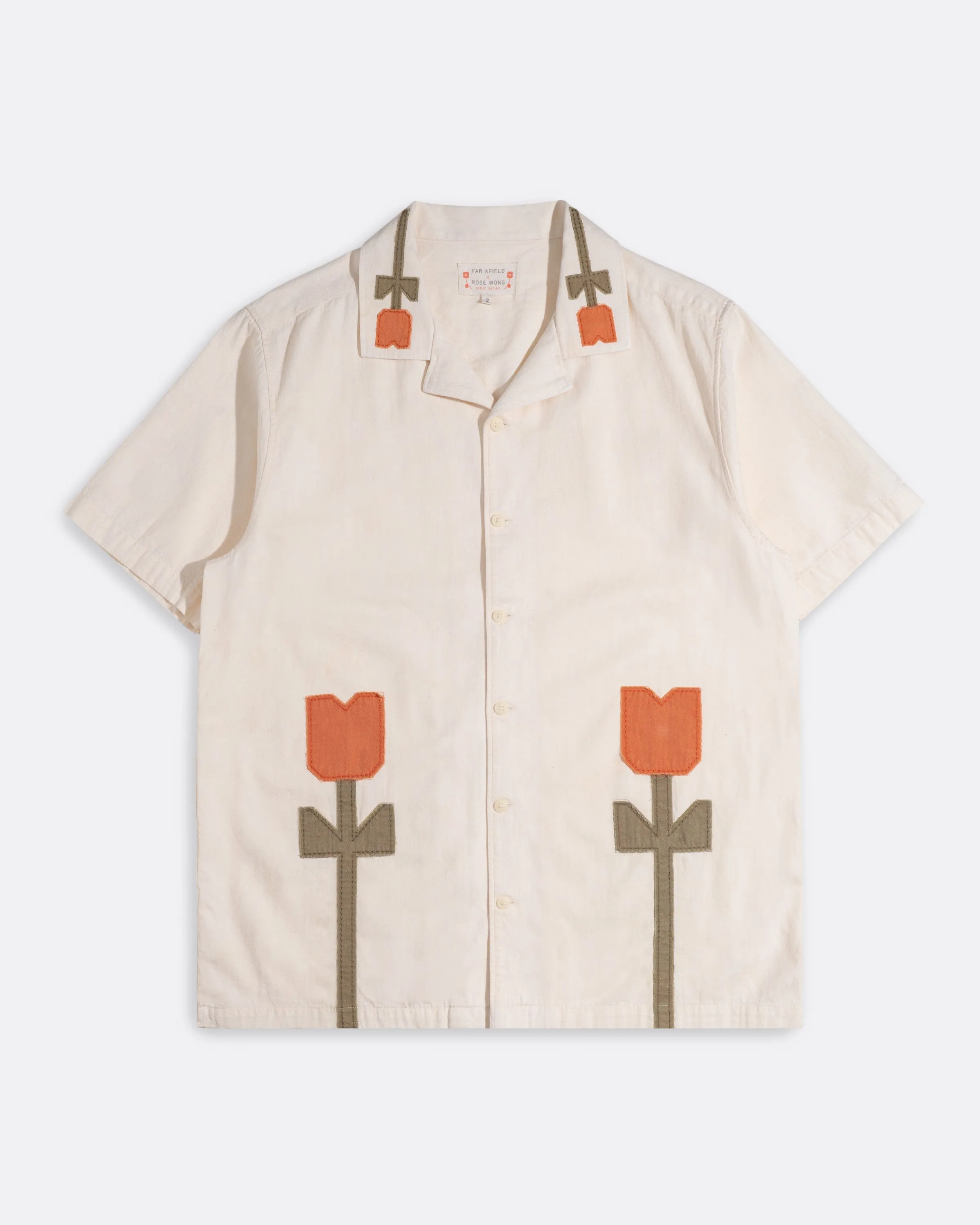Tulip Stachio Shirt sold by Far Afield