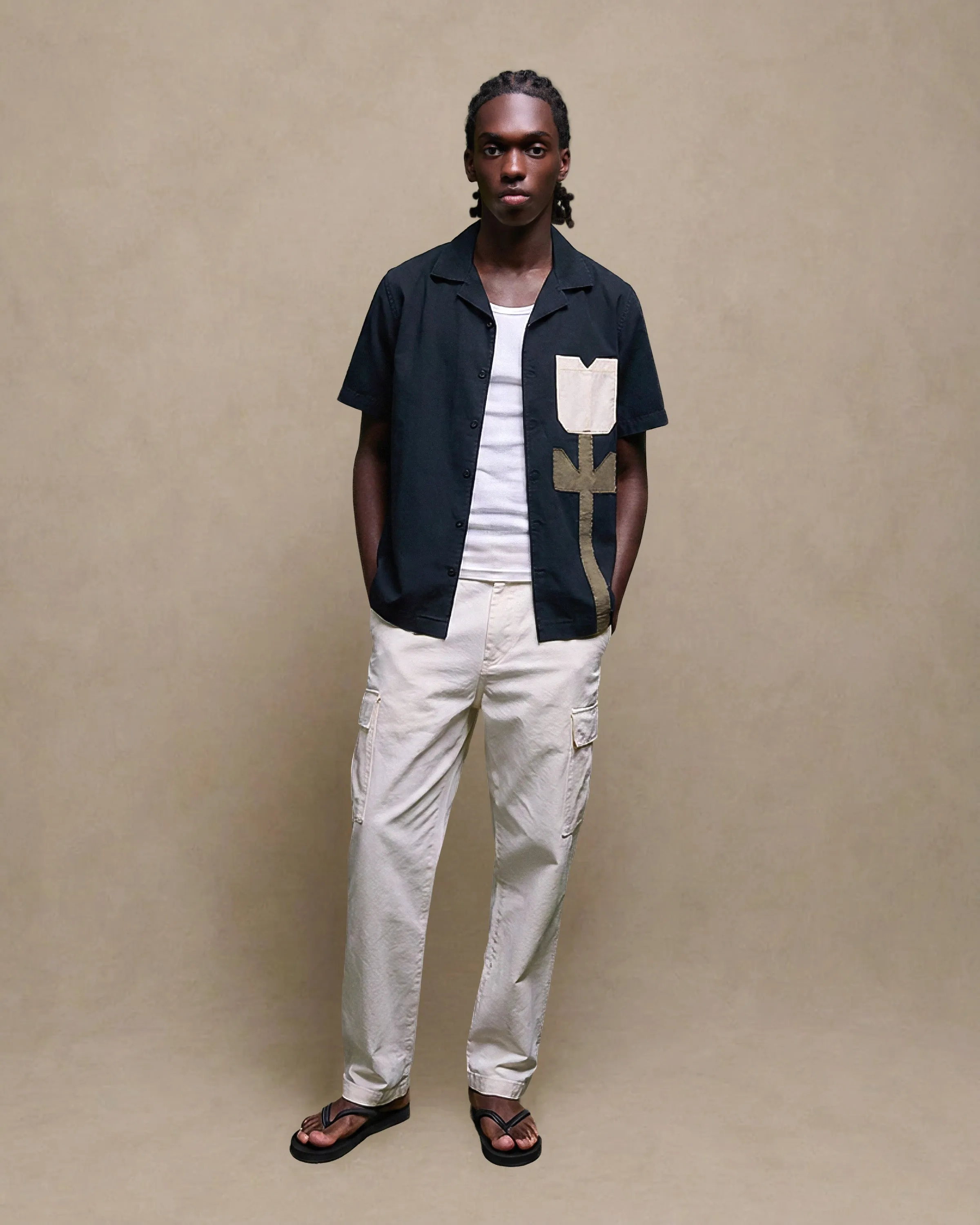 Lily of the Valley Stachio Shirt sold by Far Afield product image thumbnail 4