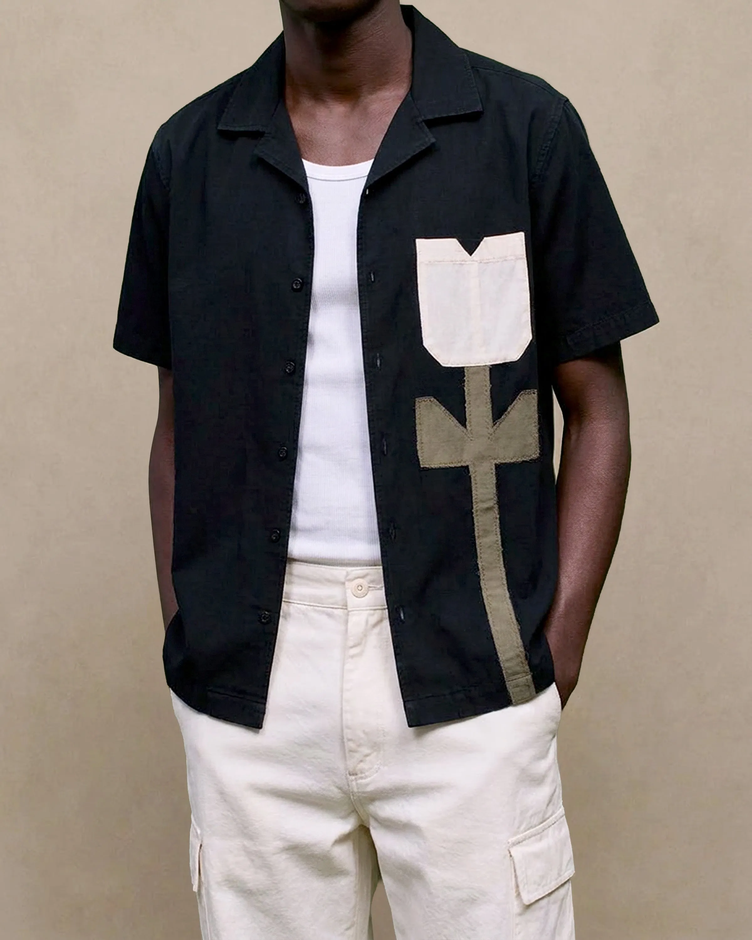 Lily of the Valley Stachio Shirt sold by Far Afield product image thumbnail 3