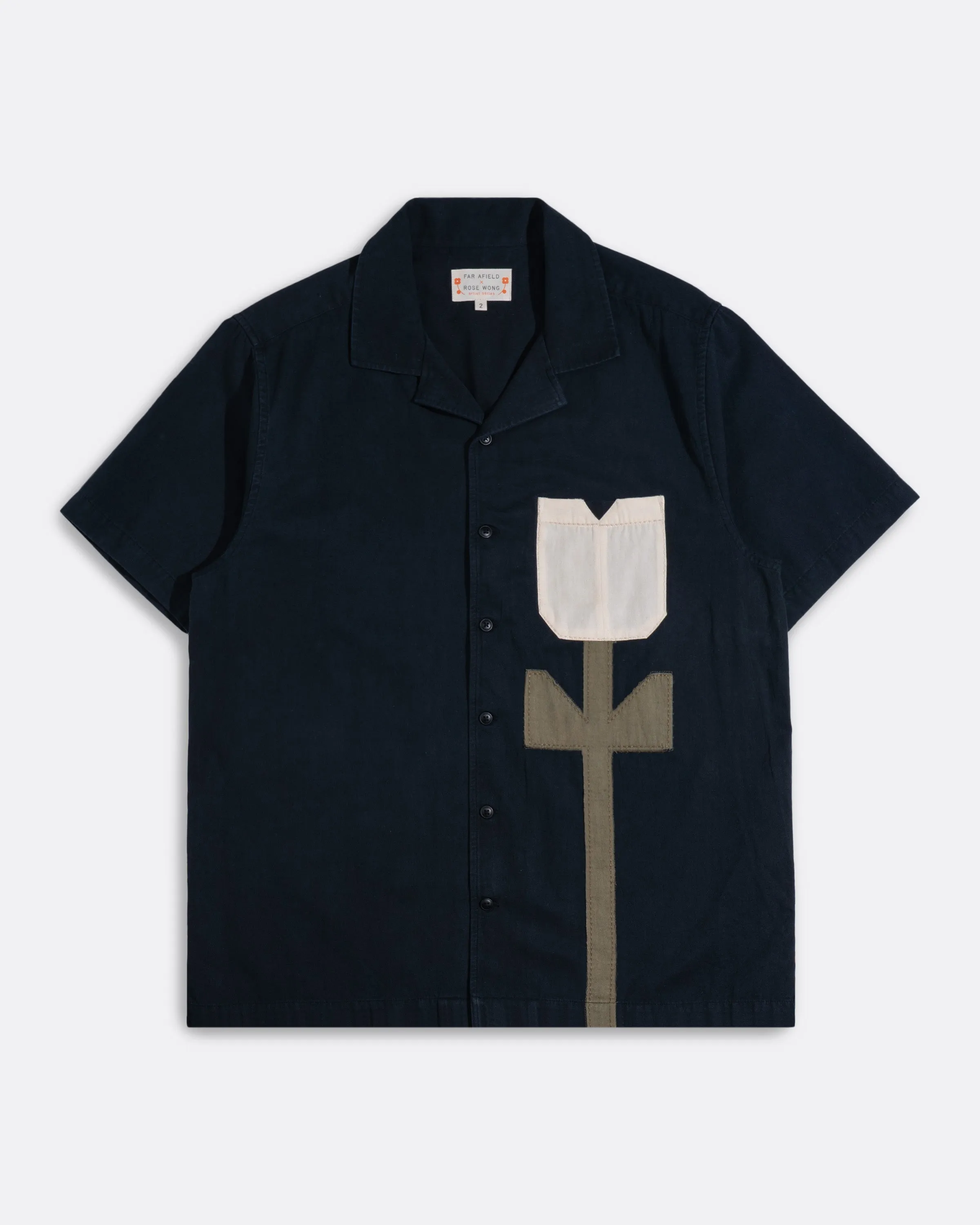 Lily of the Valley Stachio Shirt sold by Far Afield