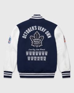OVO® / TORONTO MAPLE LEAFS VARSITY JACKET - BLUE sold by OVO