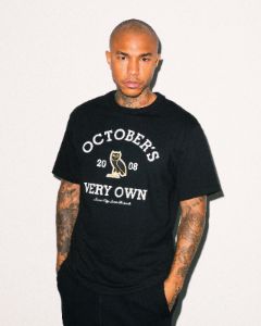 COLLEGIATE T-SHIRT - BLACK sold by OVO
