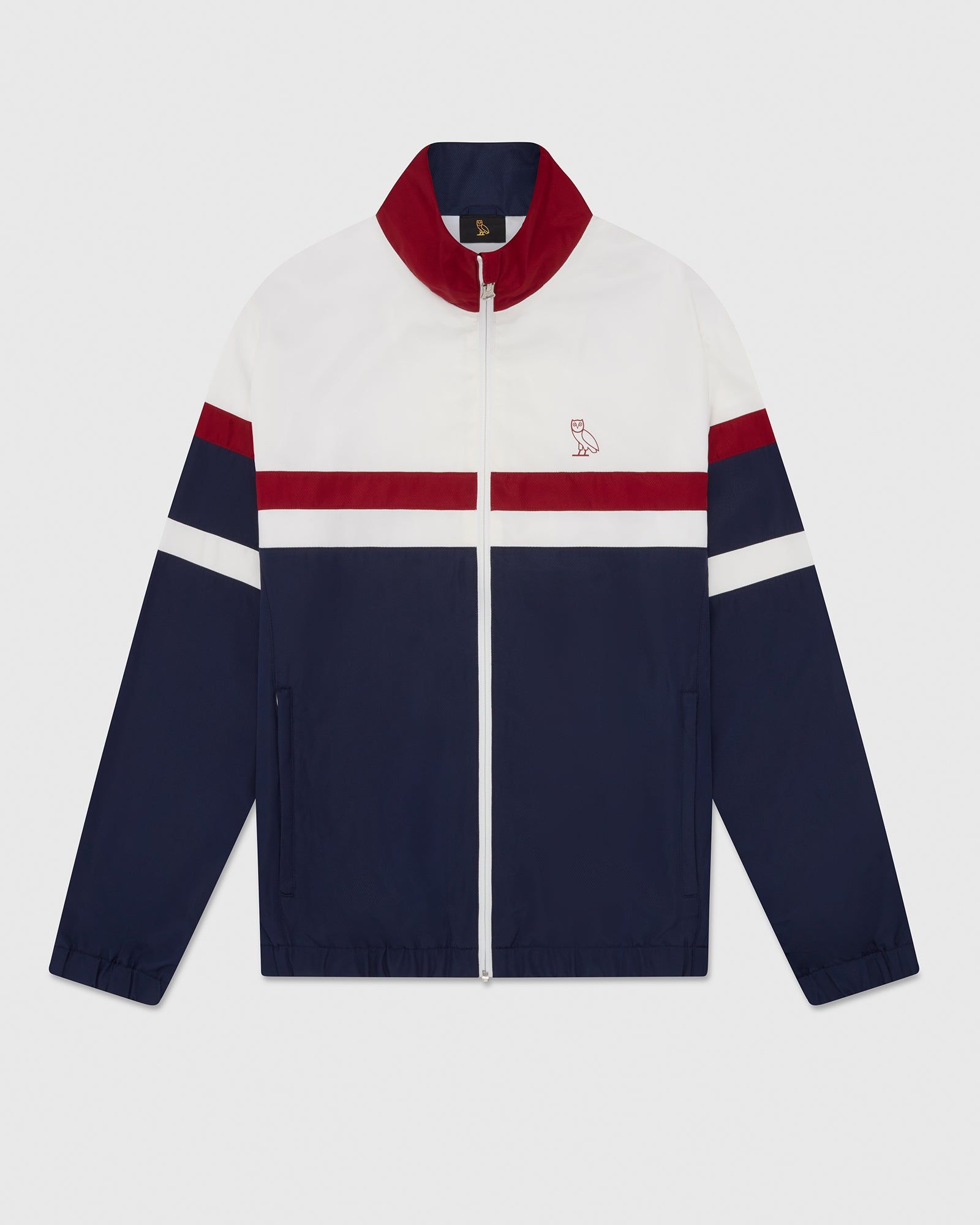 COLOURBLOCK TRACK JACKET - NAVY sold by OVO
