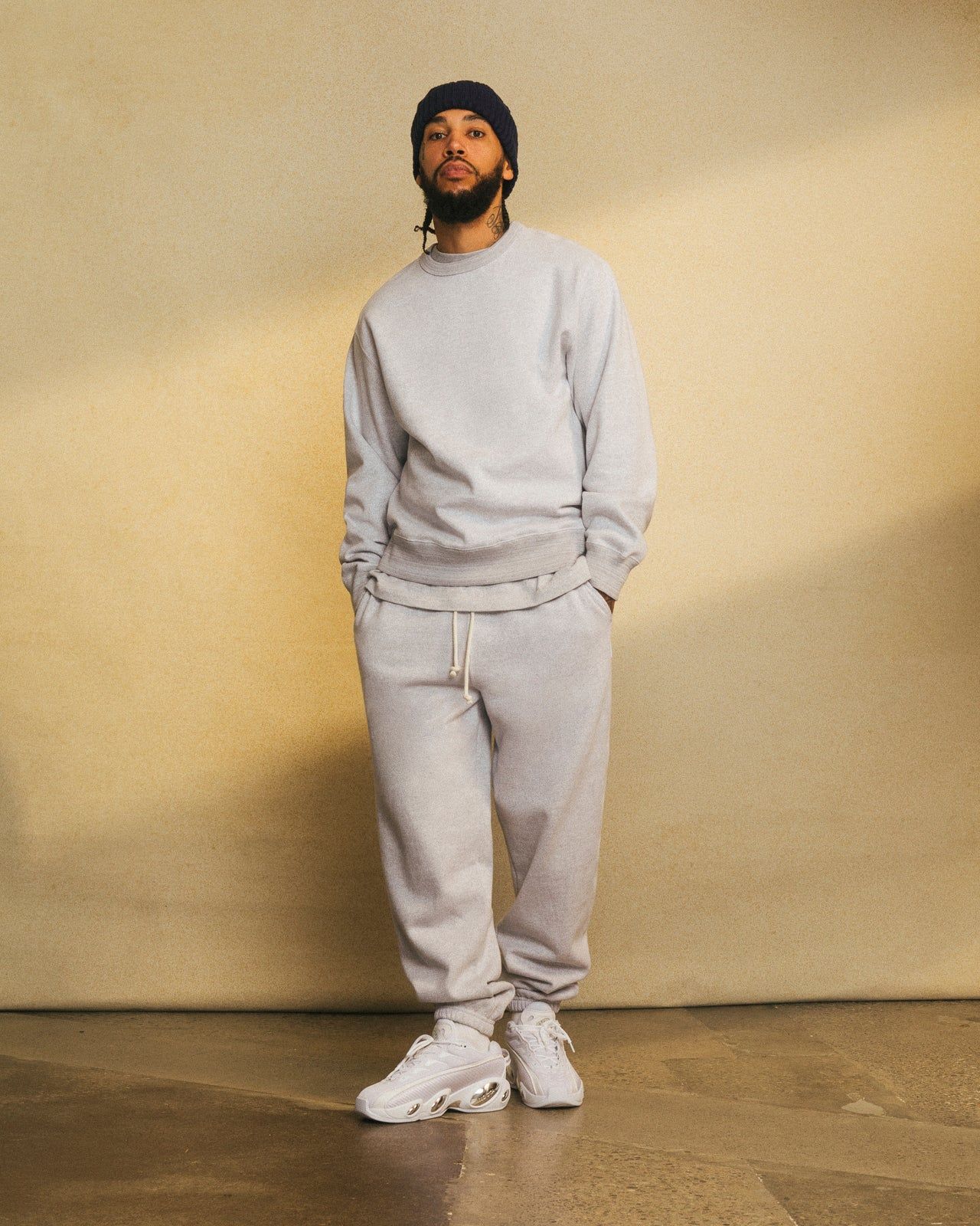 Speckle Fleece Relaxed Fit Sweatpant - Oatmeal sold by OVO product image thumbnail 2