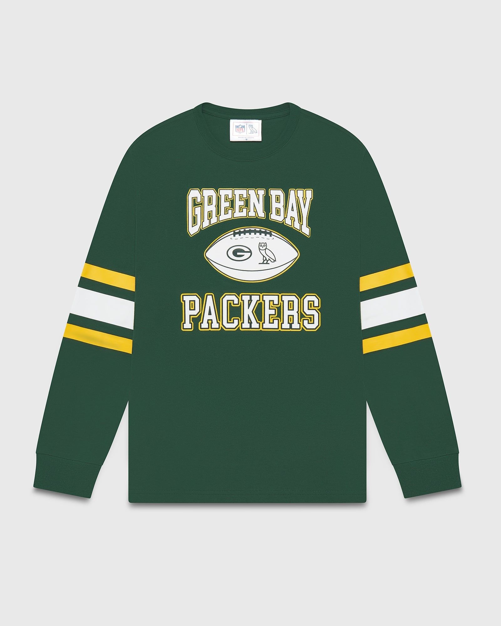 NFL GREEN BAY PACKERS LONGSLEEVE T-SHIRT - GREEN sold by OVO