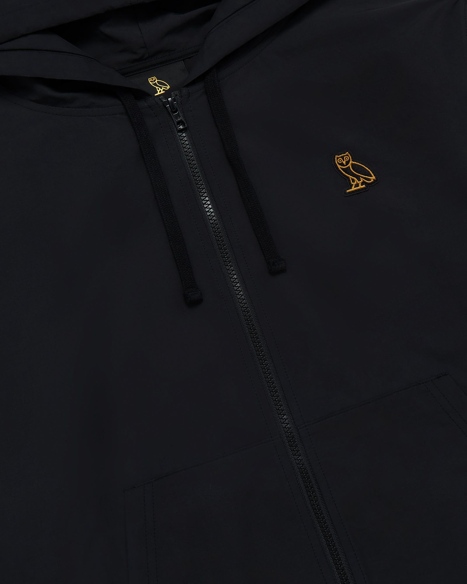 Nylon Zip-Up Hoodie - Black sold by OVO product image thumbnail 3