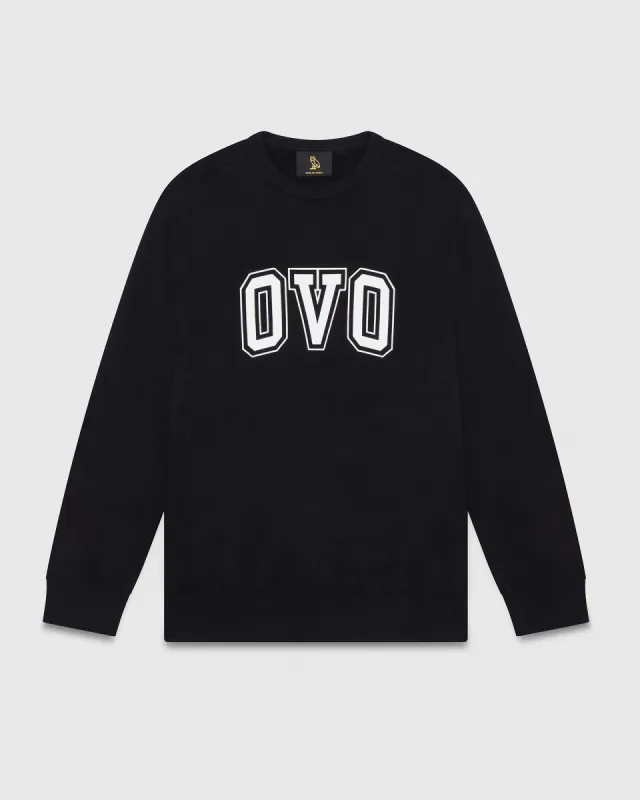 ARCH CREWNECK - BLACK sold by OVO