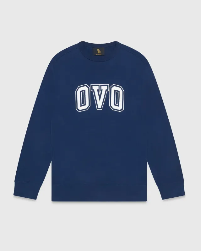 ARCH CREWNECK - NAVY sold by OVO